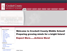 Tablet Screenshot of crockettcountymiddle.tn.ccm.schoolinsites.com