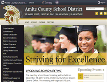 Tablet Screenshot of amitecounty.schoolinsites.com