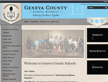 Tablet Screenshot of genevacounty.schoolinsites.com