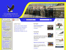 Tablet Screenshot of clarkesville.ga.hce.schoolinsites.com