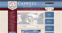 Desktop Screenshot of caswellcounty.schoolinsites.com