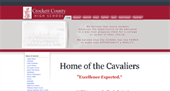Desktop Screenshot of crockettcountyhigh.tn.cch.schoolinsites.com