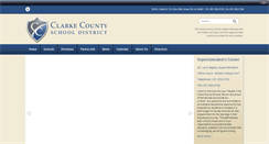 Desktop Screenshot of clarkecounty.schoolinsites.com