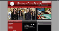 Desktop Screenshot of branfordpublic.schoolinsites.com