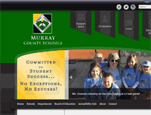 Tablet Screenshot of murraycounty.schoolinsites.com