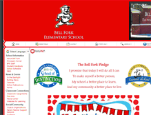 Tablet Screenshot of bellfork.nc.oce.schoolinsites.com