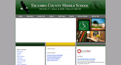 Desktop Screenshot of escambiacountymiddle.al.ecm.schoolinsites.com
