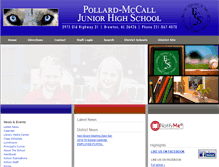 Tablet Screenshot of pollardmccall.al.ecm.schoolinsites.com