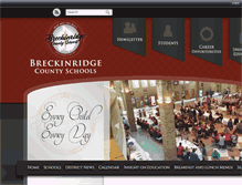 Tablet Screenshot of breckinridgecounty.schoolinsites.com