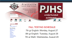 Desktop Screenshot of prattville.al.acj.schoolinsites.com