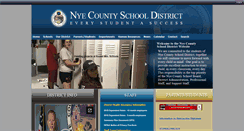 Desktop Screenshot of nyecounty.schoolinsites.com