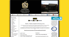 Desktop Screenshot of cleveland.bch.schoolinsites.com