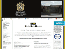 Tablet Screenshot of cleveland.bch.schoolinsites.com